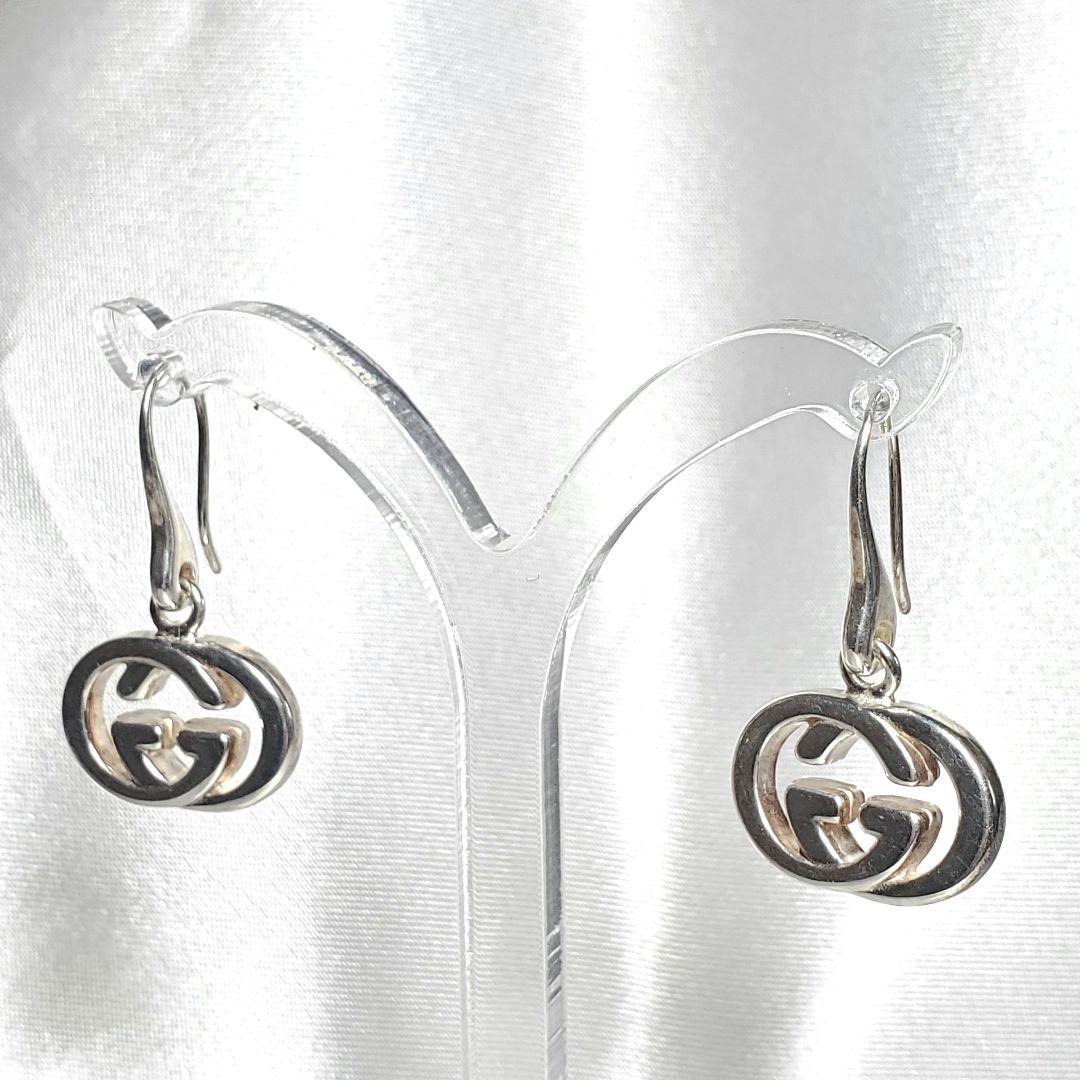 【美品☆洗浄済☆即日発送】GUCCI ピアスインターロッキングG フックa033