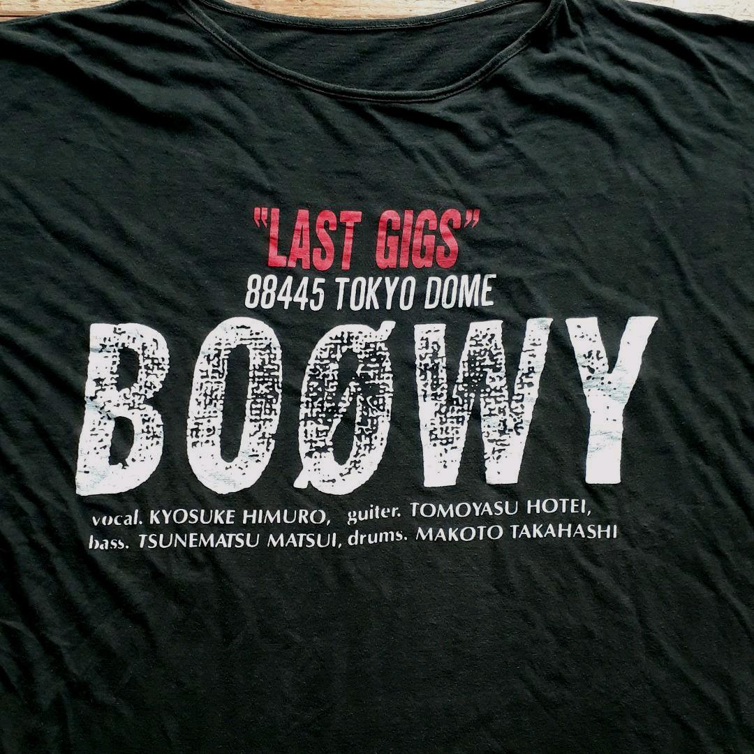 BOØWY Tシャツ「TOKYO DOME1988年製ビンテージTシャツ」‼️