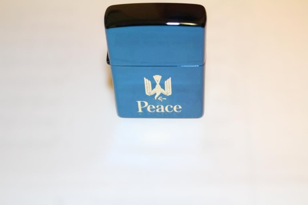 Blue Zippo Peace ライター チタン