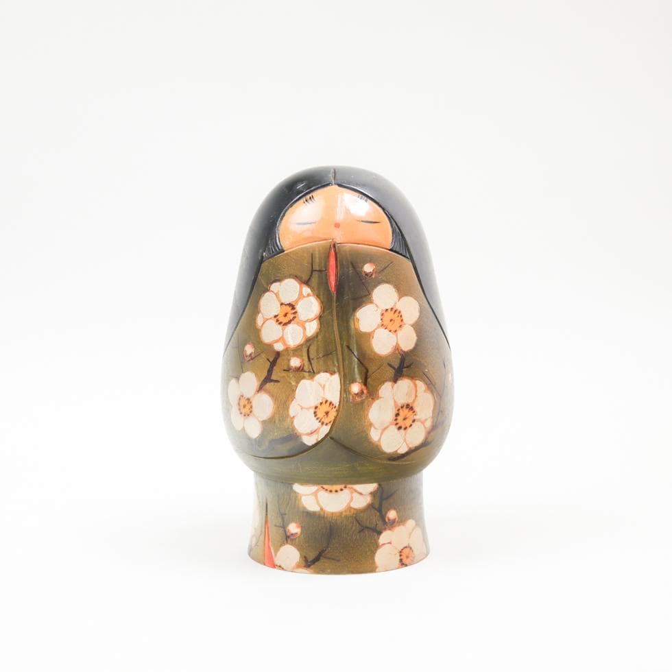 創作こけし 青木蓼華 梅園 郷土玩具