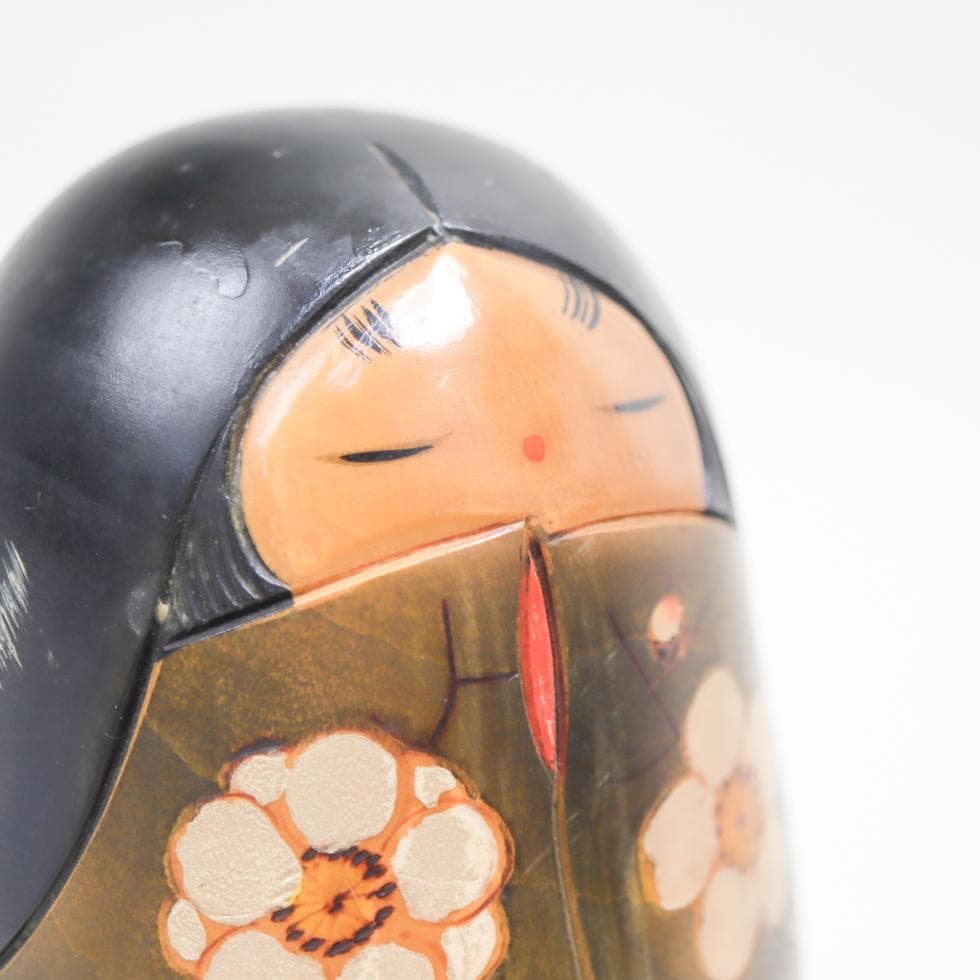 創作こけし 青木蓼華 梅園 郷土玩具