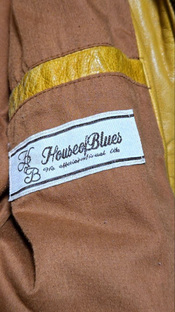 House of Blues イエローレザージャケット