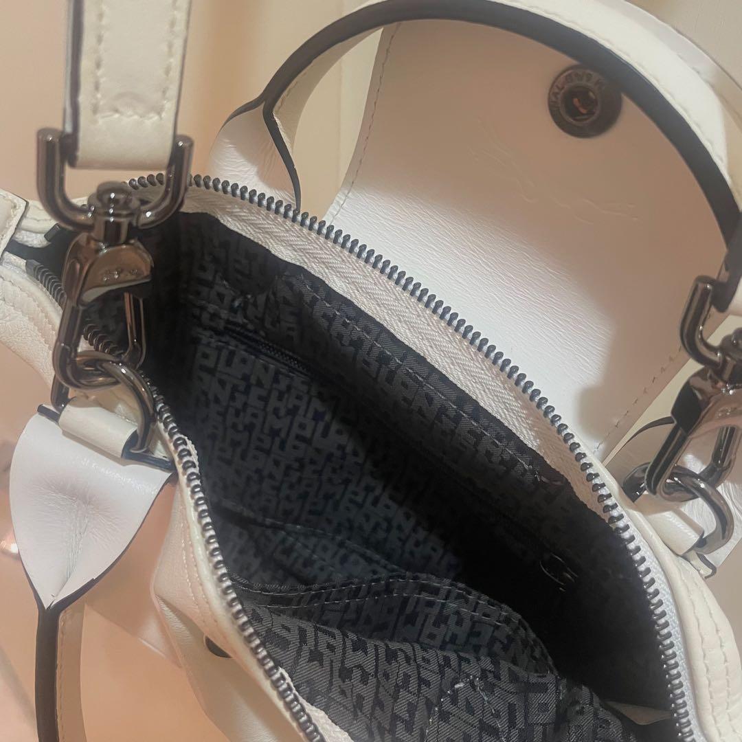 ロンシャン トップハンドルバッグ XS ホワイト（購入証明書付）