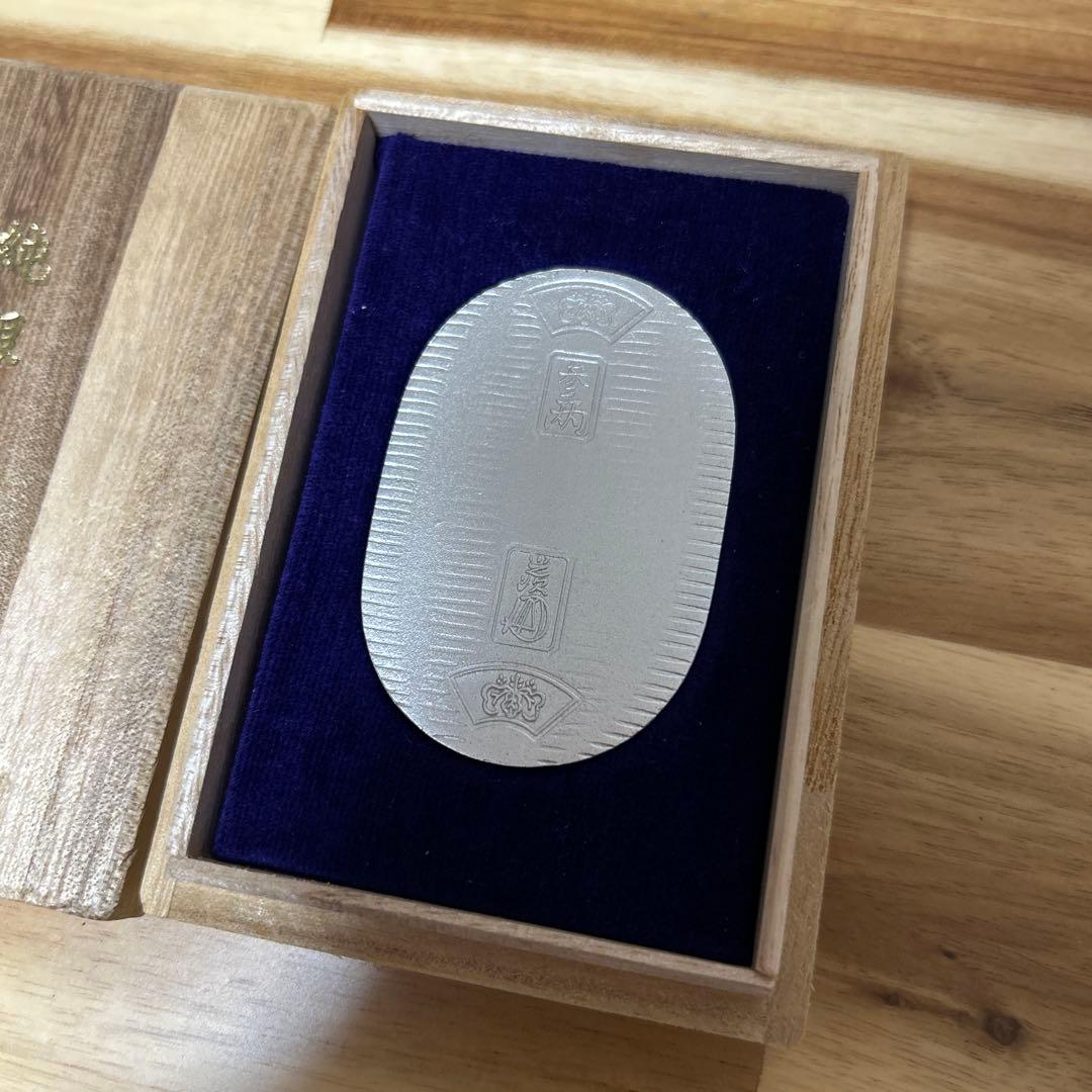 佐川急便 記念品 純銀 小判 20g 桐箱入り 非売品