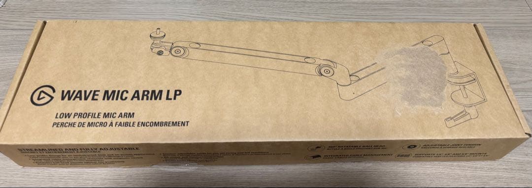 Elgato 薄型デザインマイクアーム Wave Mic Arm LP