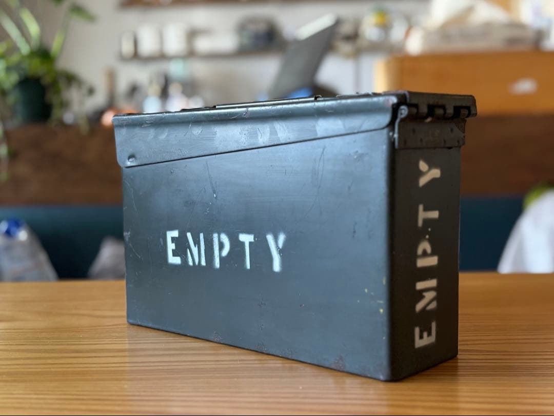 7.62mm M13弾薬箱 空　リアルアンティーク