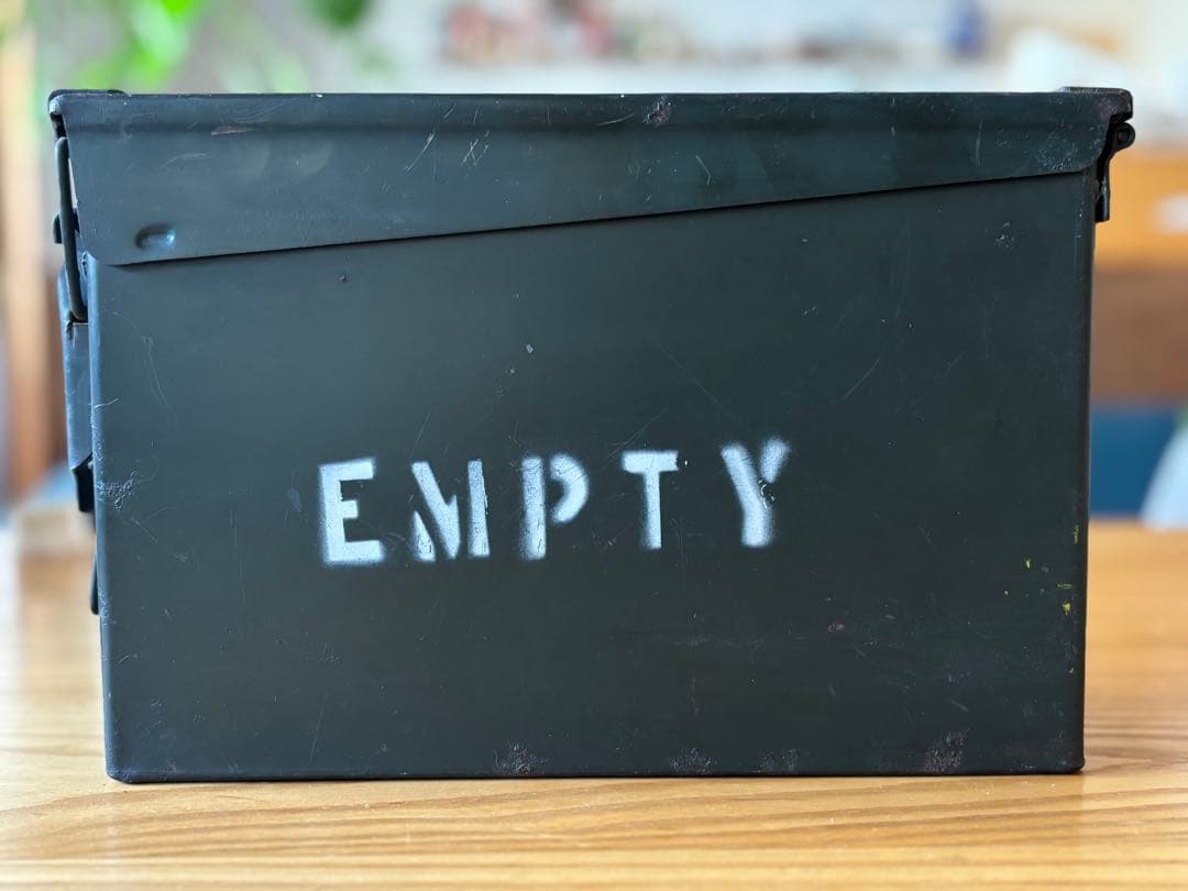 7.62mm M13弾薬箱 空　リアルアンティーク