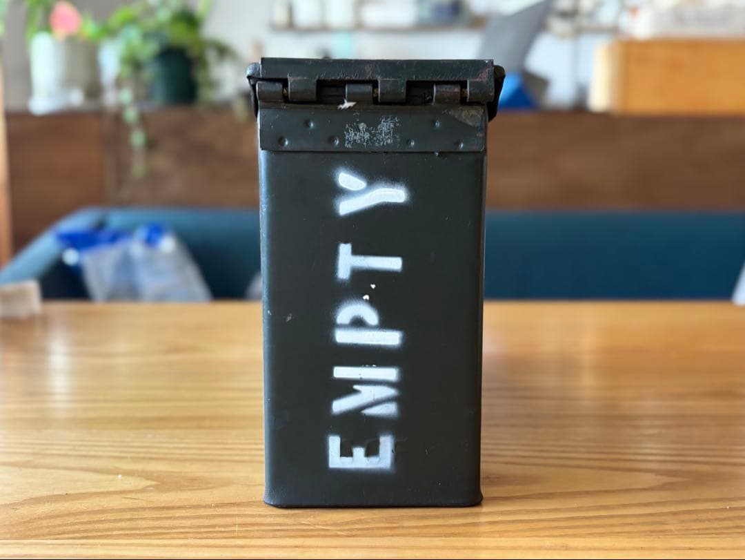 7.62mm M13弾薬箱 空　リアルアンティーク