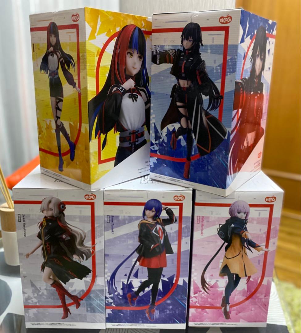 神椿市建設中。 フィギュア 5体セット 新品未開封