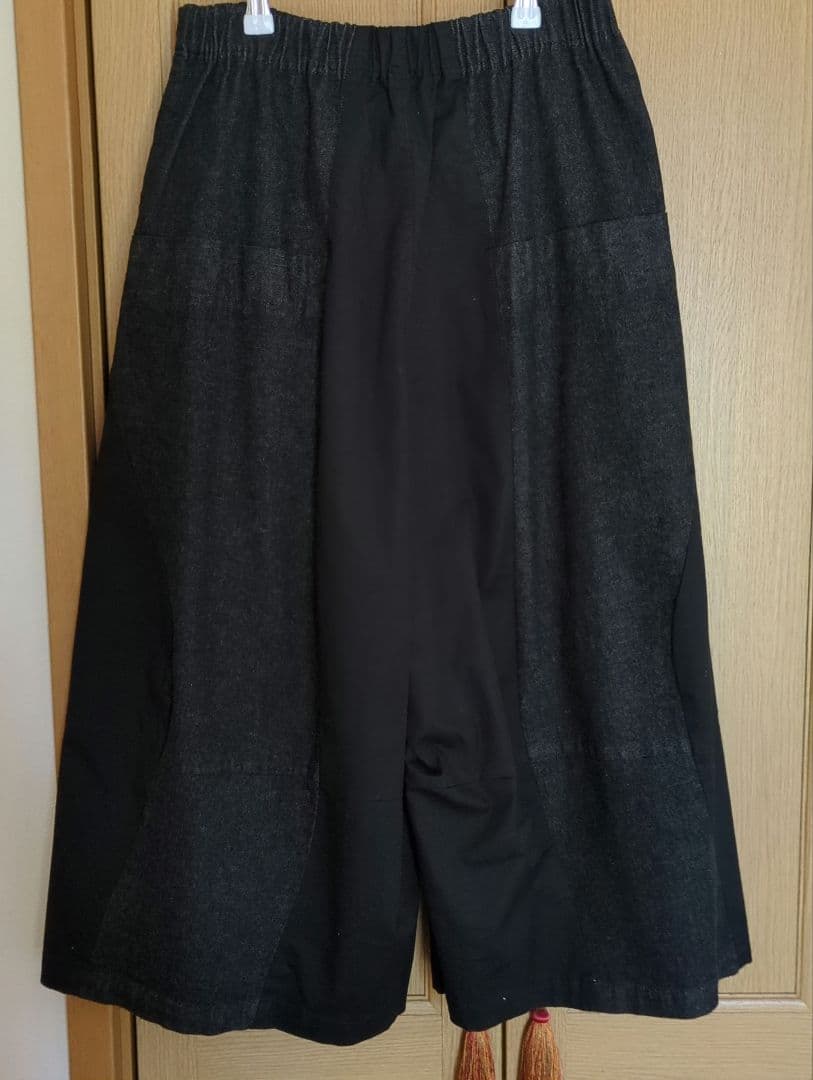 新品クレッシェントMサイズ デニムツイルキュロットパンツ