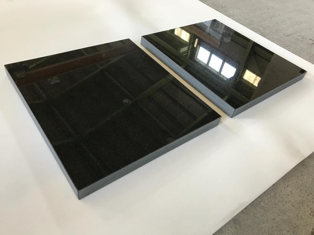 【ezohanabi】天然黒御影石 特注オーディオボード ペア●送料無料