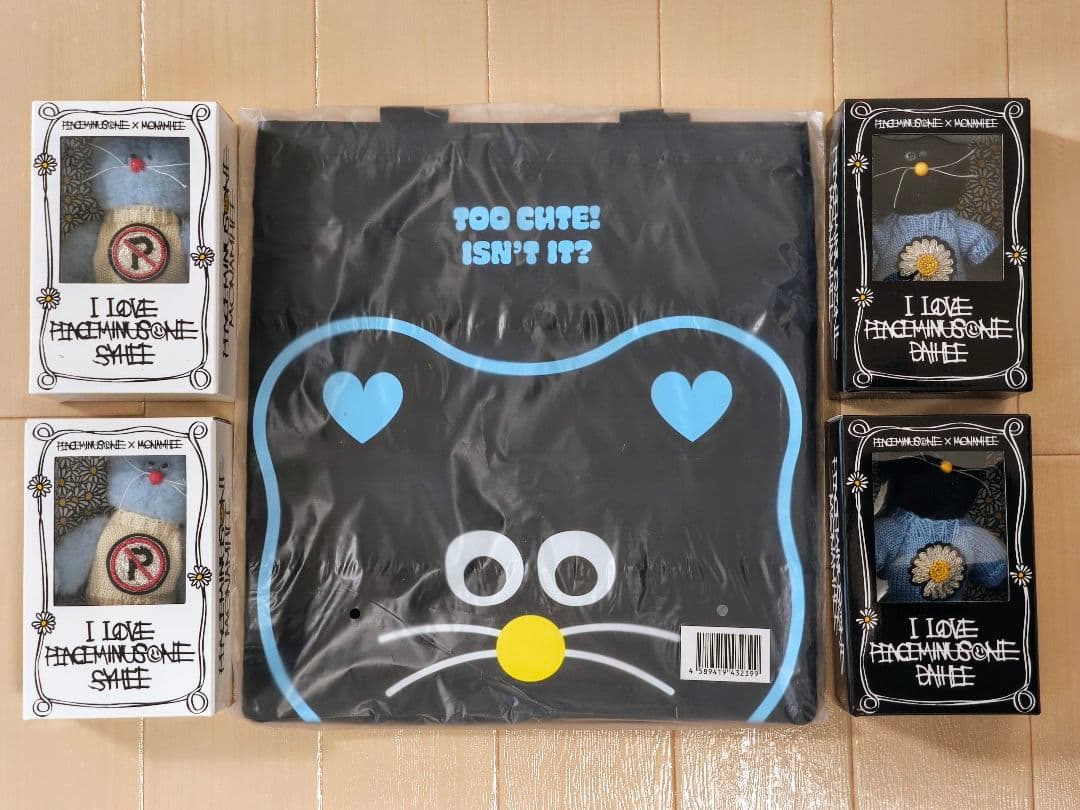 PMO×MONAMHEE ぬいぐるみ キーリング 2種・2個セット