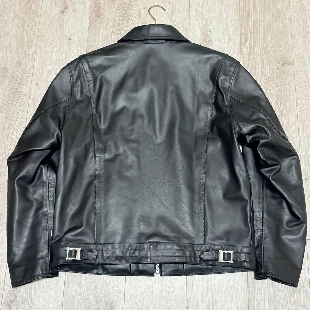 【即完品】ネイバーフッド　シングルレザージャケット　 ライダースジャケット　L