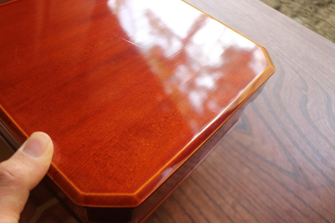 極小傷有！上質拭き漆の美しい春慶塗の大徳寺重（検懐石道具茶道具お重重箱