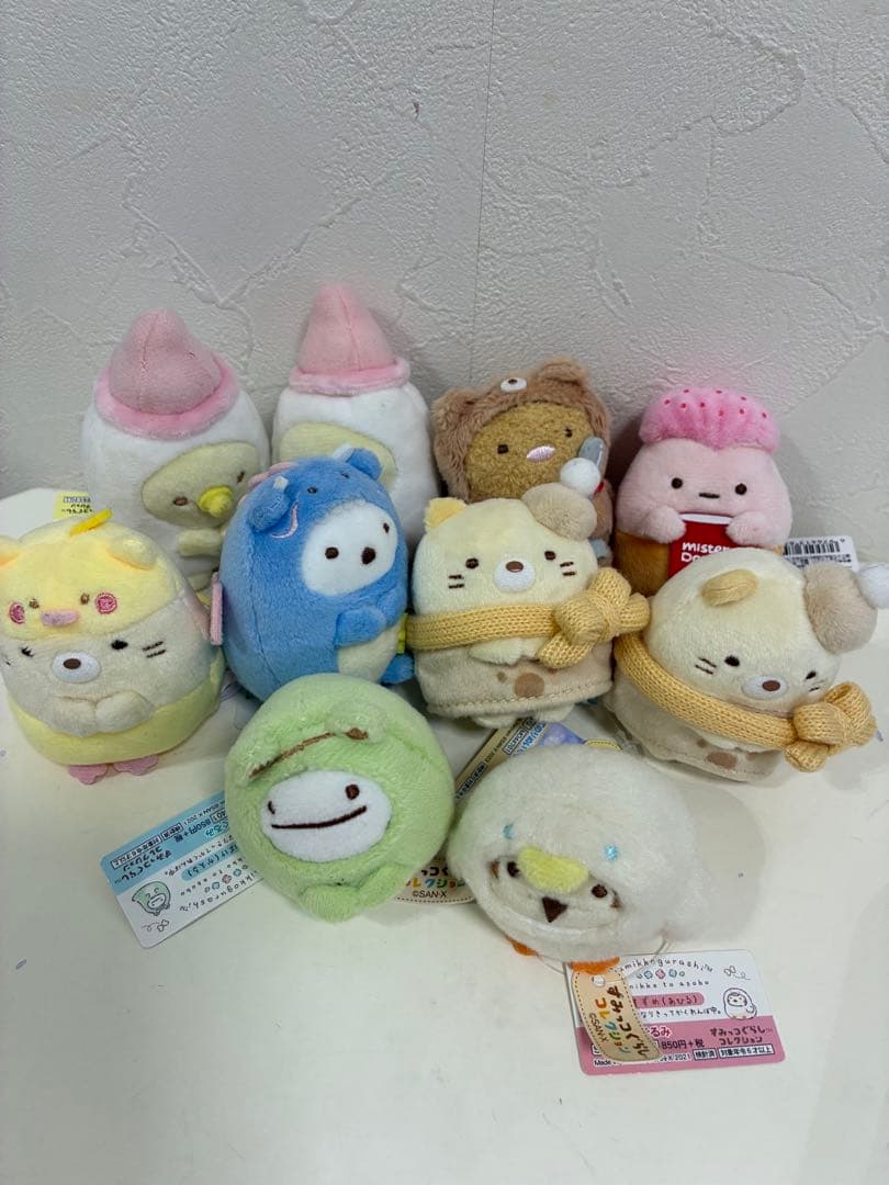 すみっコぐらし ぽかんとたん てのりぬいぐるみぬいぐるみ50個