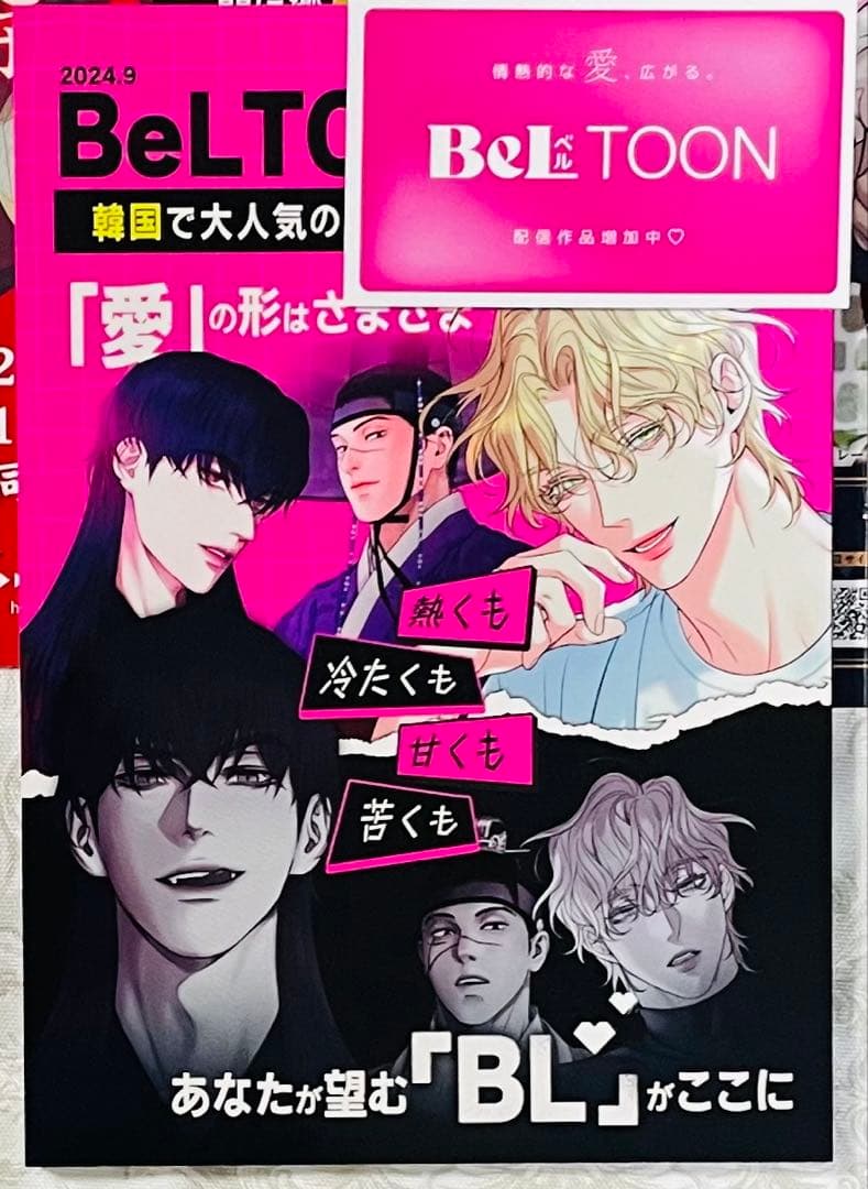 韓国 BL Beltoon イラストブック 鬼夜曲 ハニートラブル j庭 1