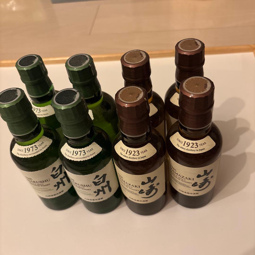 山崎 白州 ミニボトル 180ml 8本セット