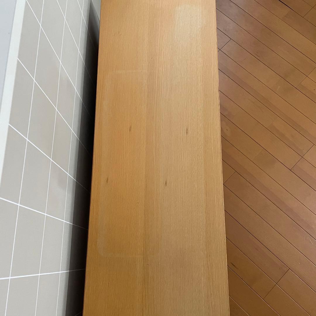 無印良品 オーク材 テレビ台 AVボード 引き出し付き 110cm