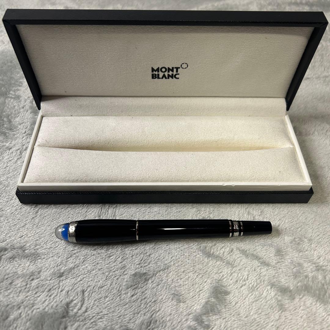 【美品】モンブラン スターウォーカー プレシャスレジン ボールペン ブルードーム