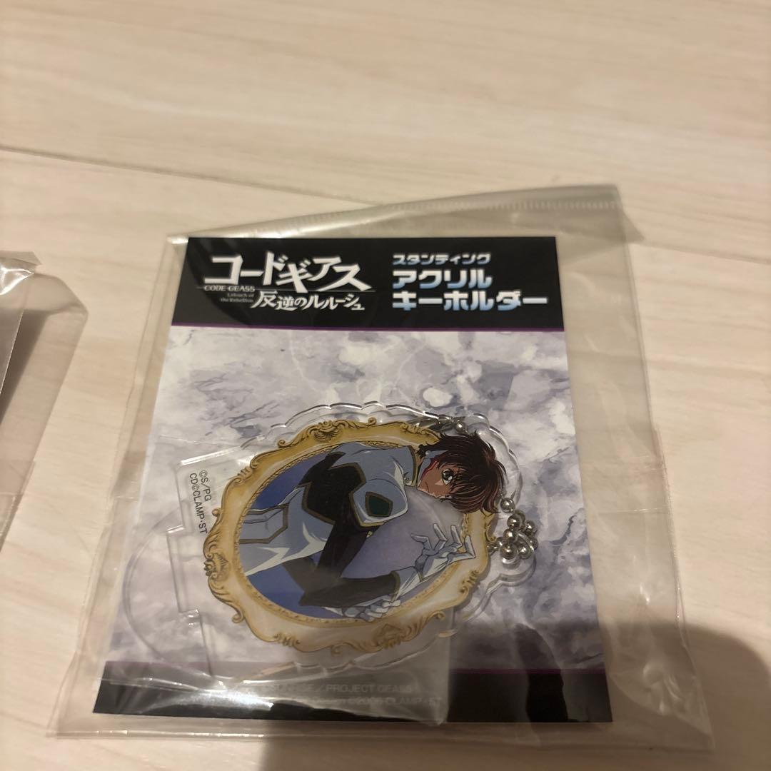 コードギアス アクリルキーホルダー・バッジセット　スザク