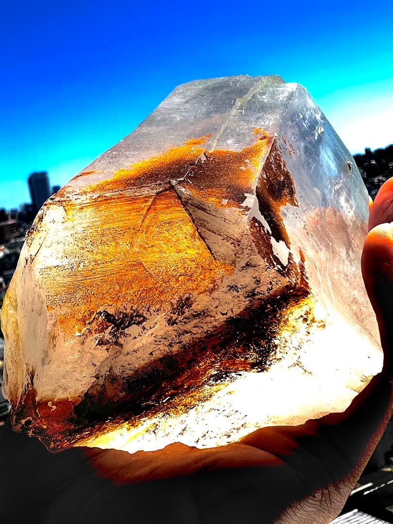 特別価格✨美✨希少✨特大１kgAAAAAマニハール水晶 カテドラル✨虹の泉神殿