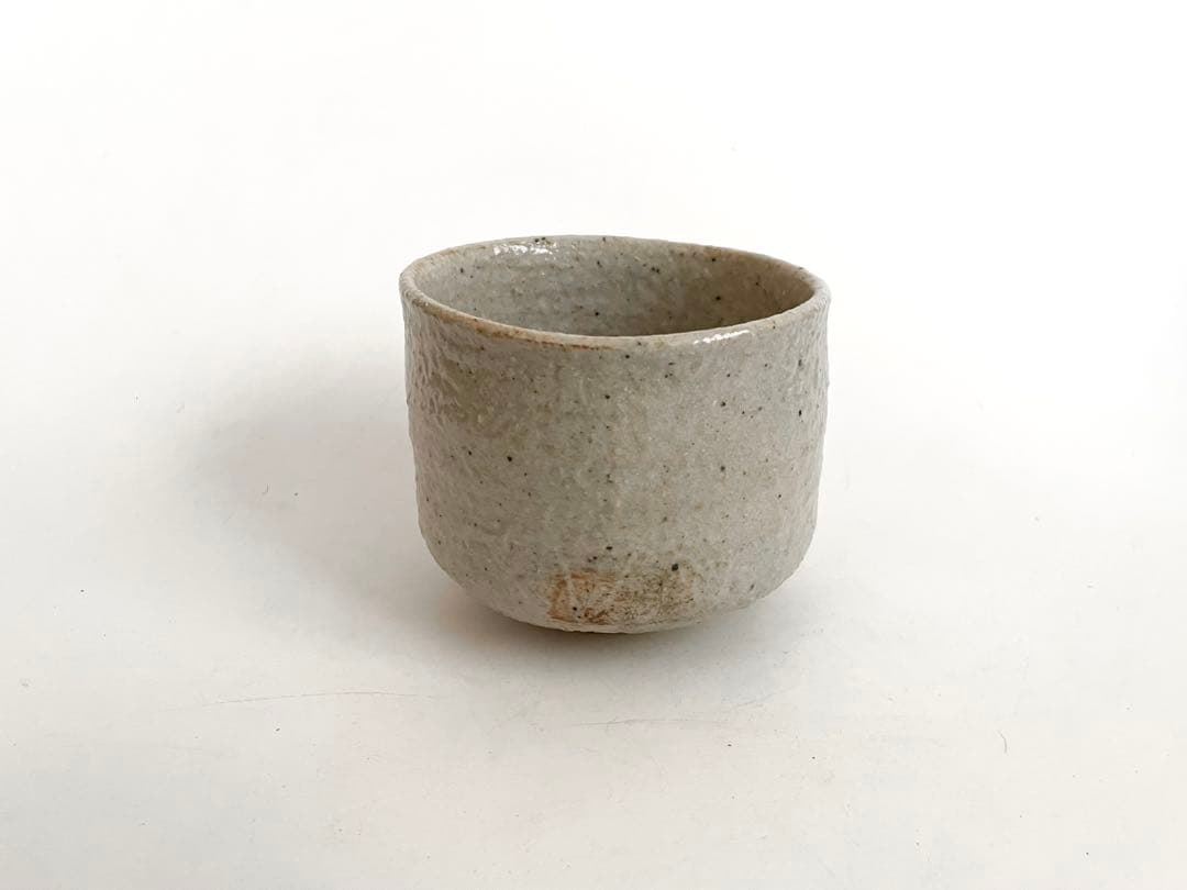 陶芸家　テーラー　上口愚朗　茶碗　志野 志埜　共箱　川喜田半泥子