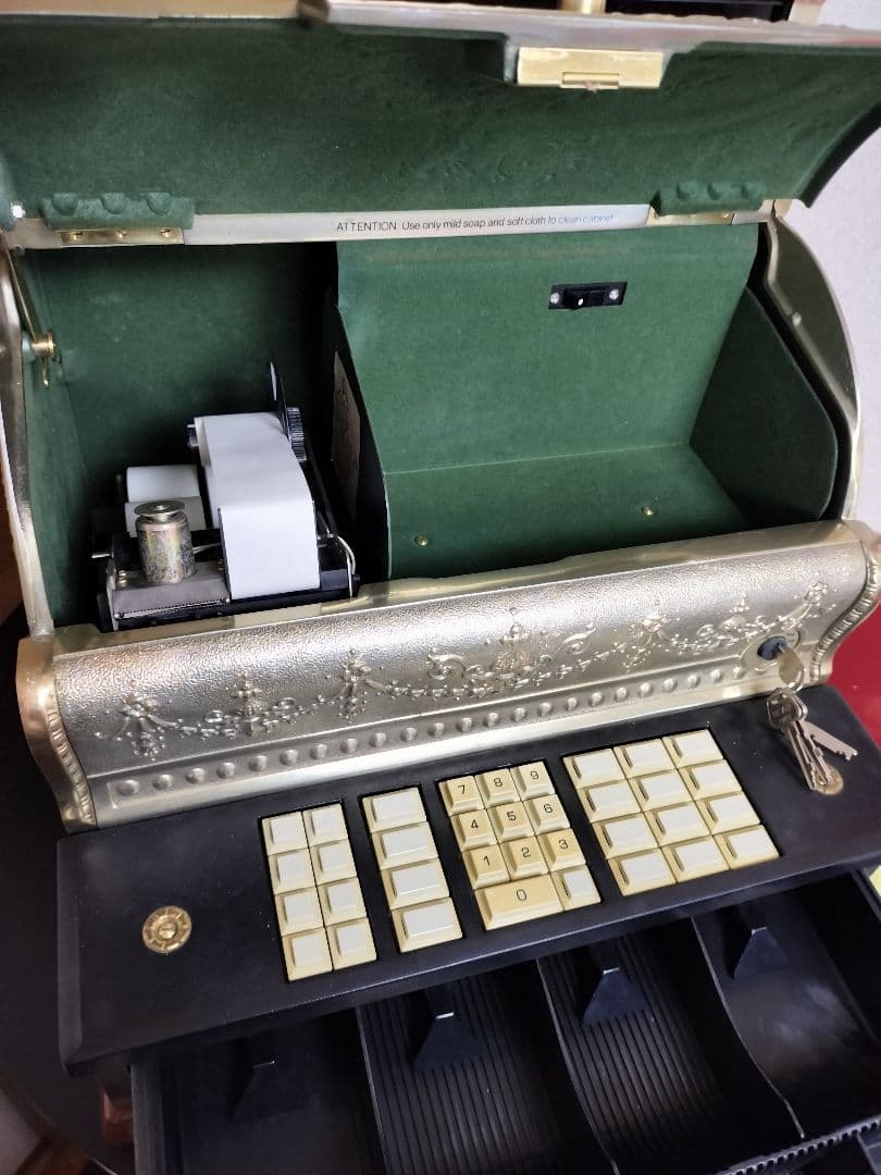 アンティークレジスター レジスター レジ 店舗計器 金庫 美容室 床屋 店舗