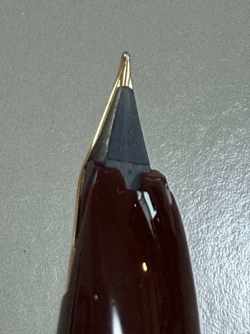 パイロット エリート ディープレッド ペン先 F（細字）　未使用品　廃盤