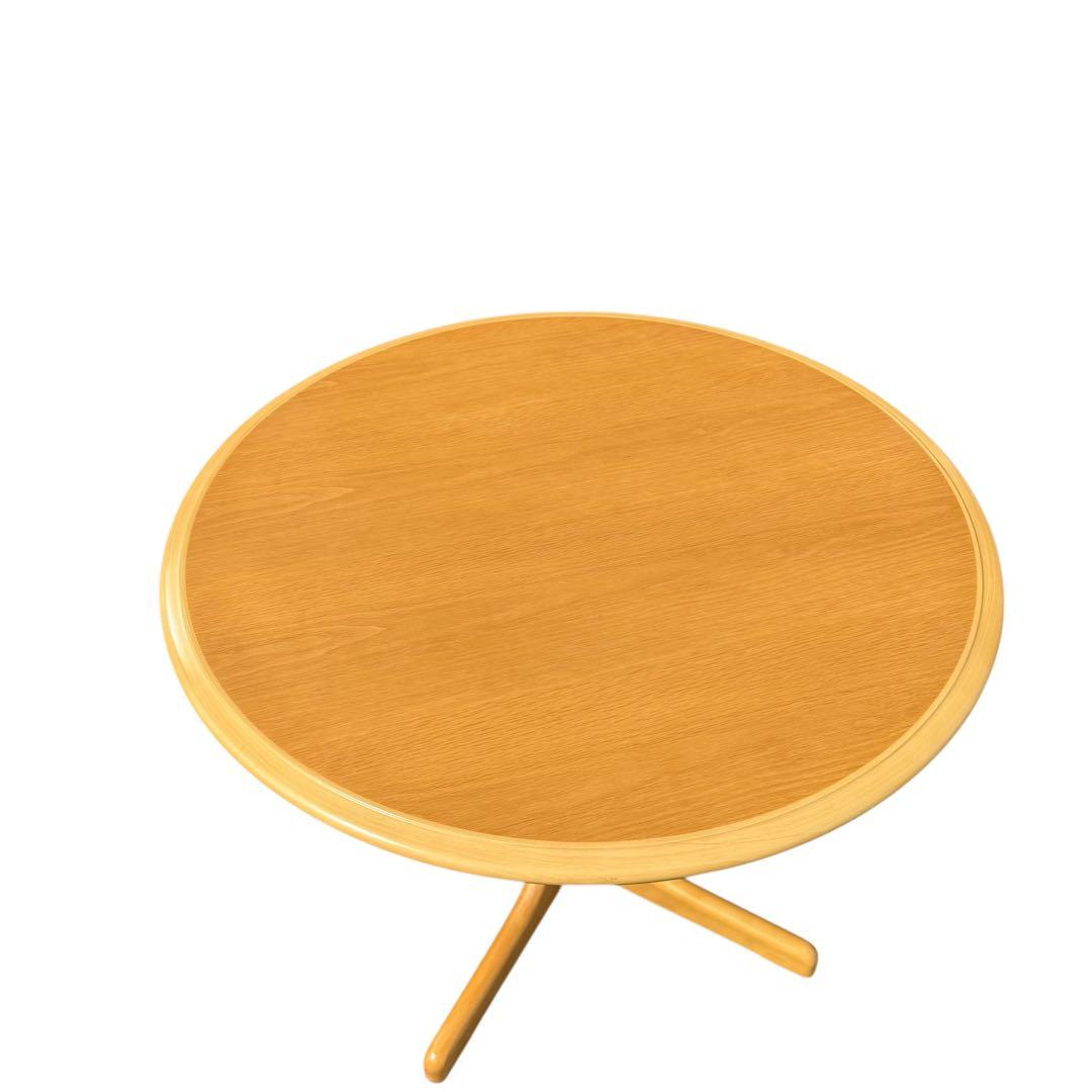 HR698 秋田木工 ダイニングテーブル 丸型テーブル ナラ材 IDC大塚家具