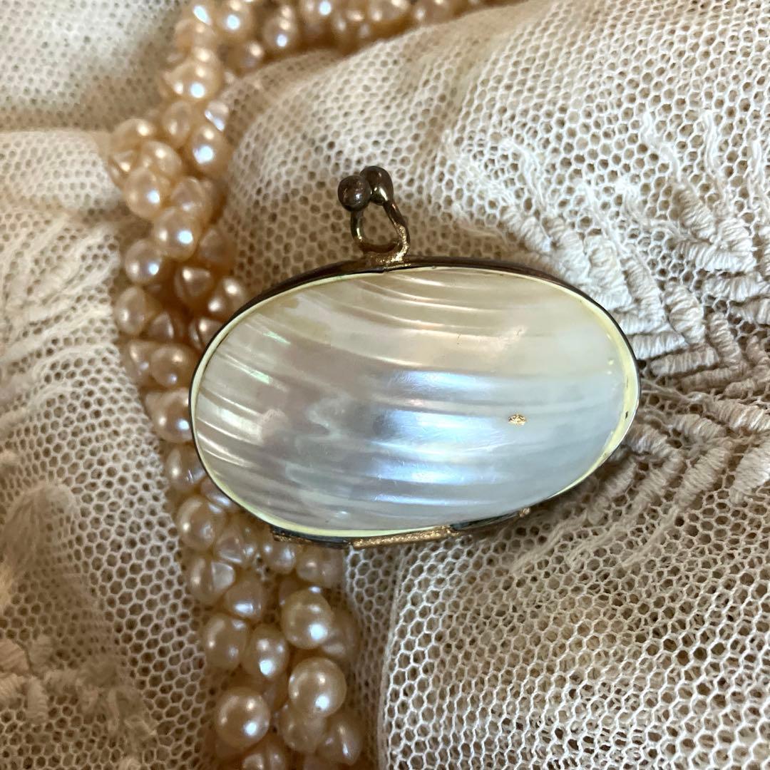 フランスアンティークマザーオブパール　白蝶貝