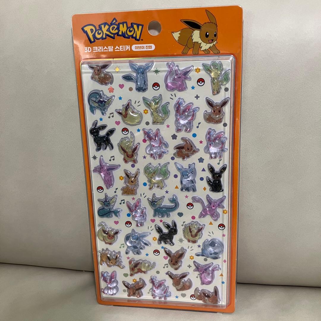 韓国公式 ポケモン ボンボンシール 4枚セット　Pokémon