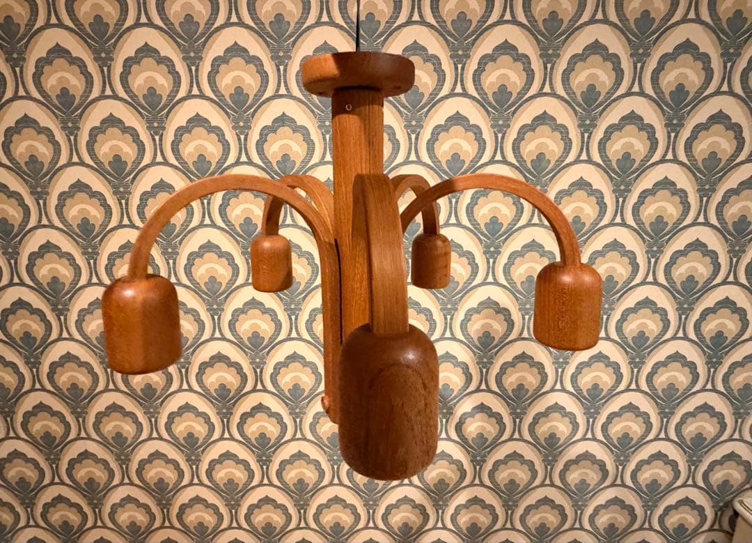 Domus ドムス 5灯 シャンデリア 照明 ヴィンテージ ヤマギワ 北欧