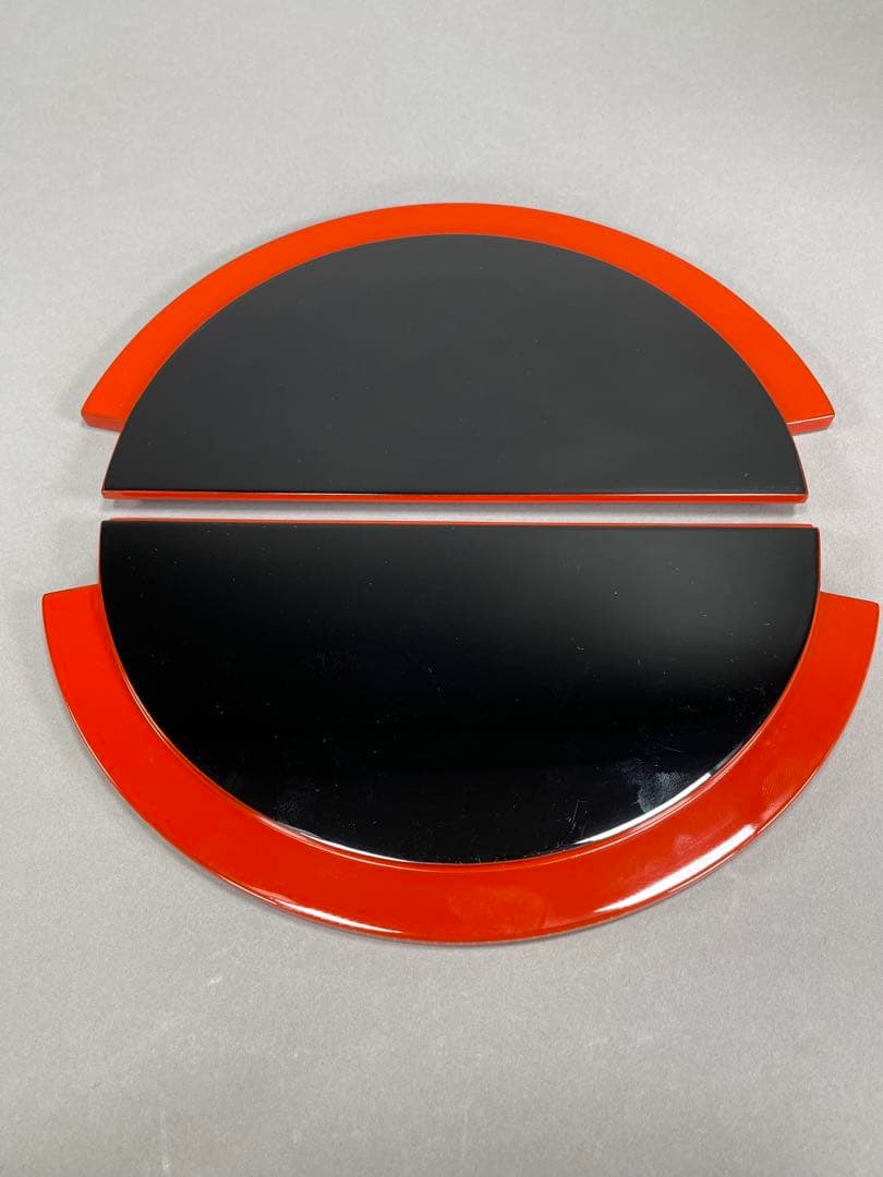 輪島塗 細井正雄作 朱色手桶水指 銀箍 柳蒔絵　布 共箱 茶道具 天然木 漆芸