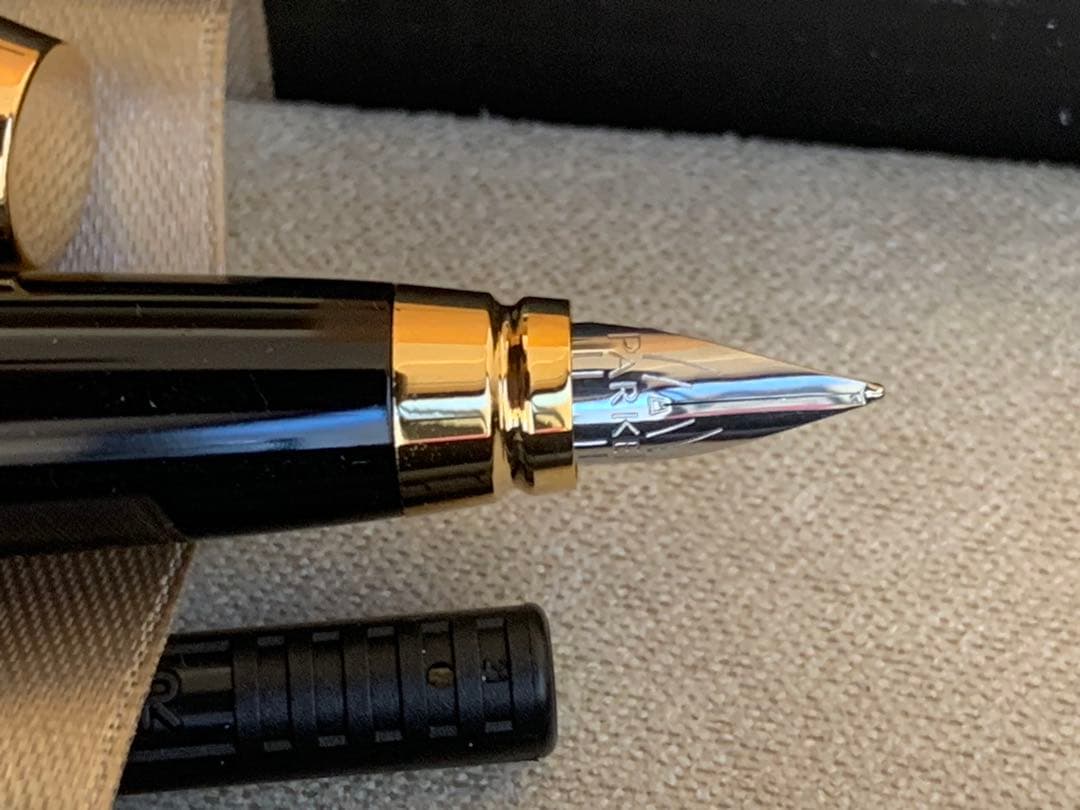 PARKER 万年筆 紫色 金色装飾
