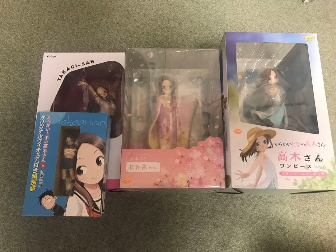 からかい上手の高木さん　未開封フィギュア４点