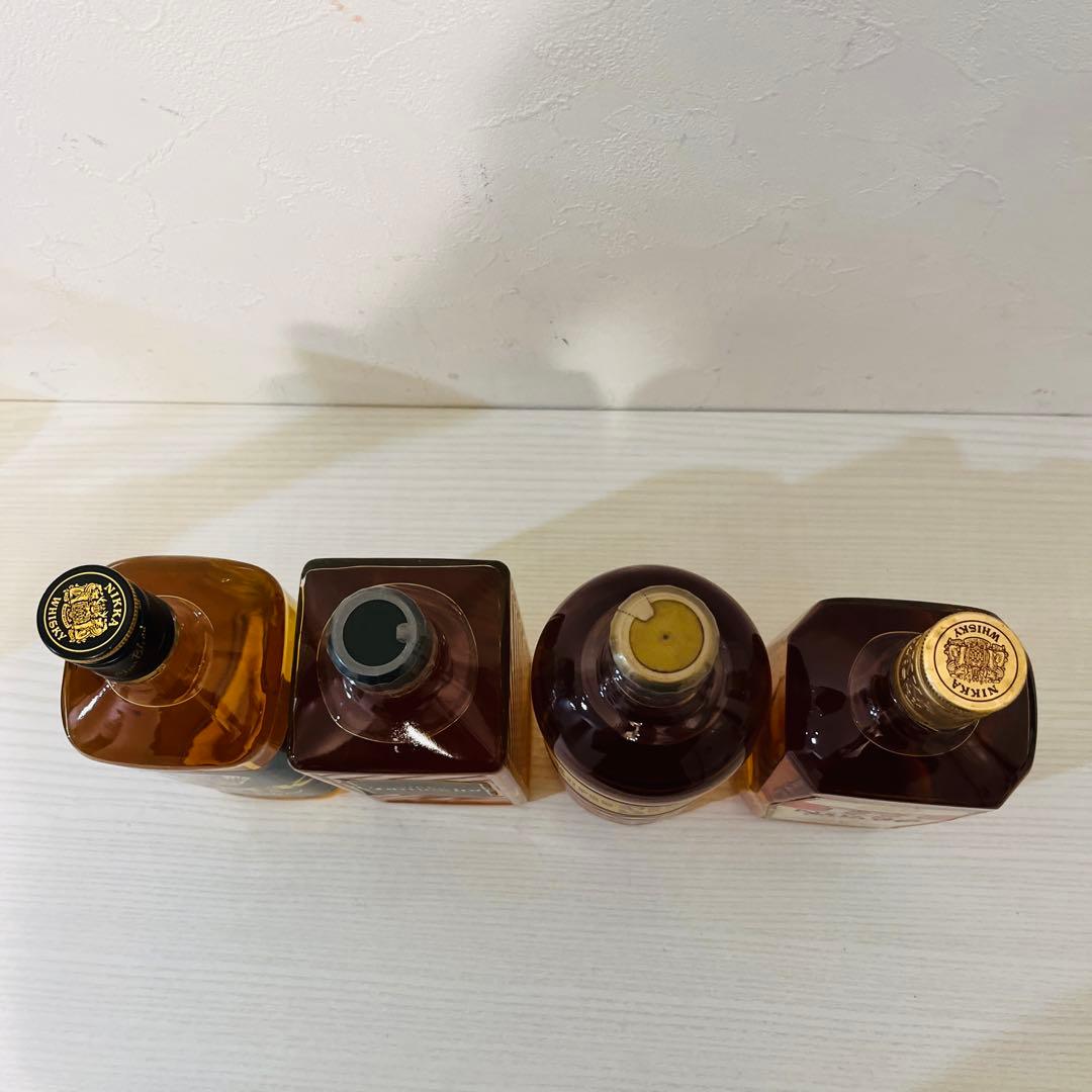 ニッカウイスキー　終売品　旧ボトル　4本　古酒　NIKKA 竹鶴　余市