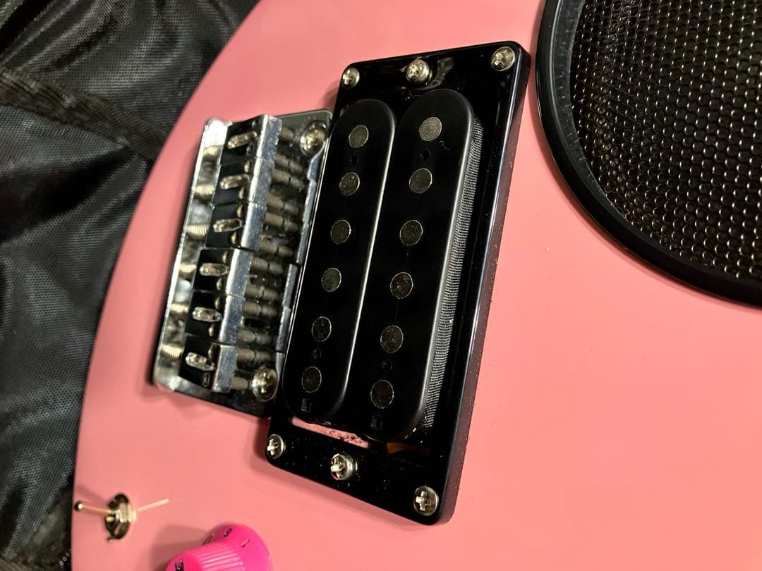 Fernandes エレキギター ピンク ケース付き