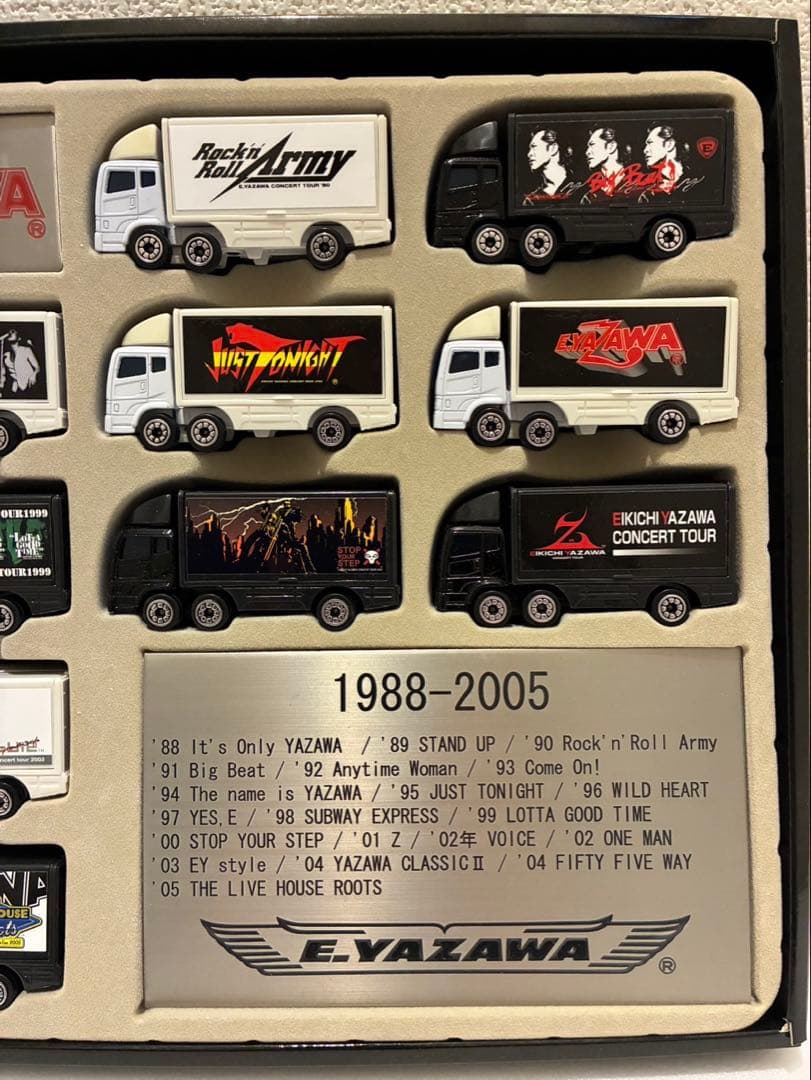 矢沢永吉 歴代トランポ型ミニカー20台セット（1988-2005）