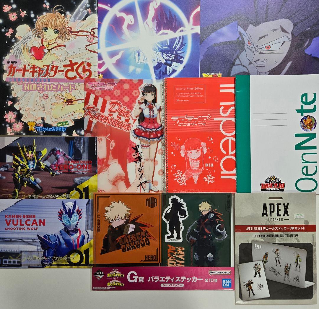 アニメグッズ ノンジャンル　紙類　薄物　紙雑貨　大量　まとめ売り