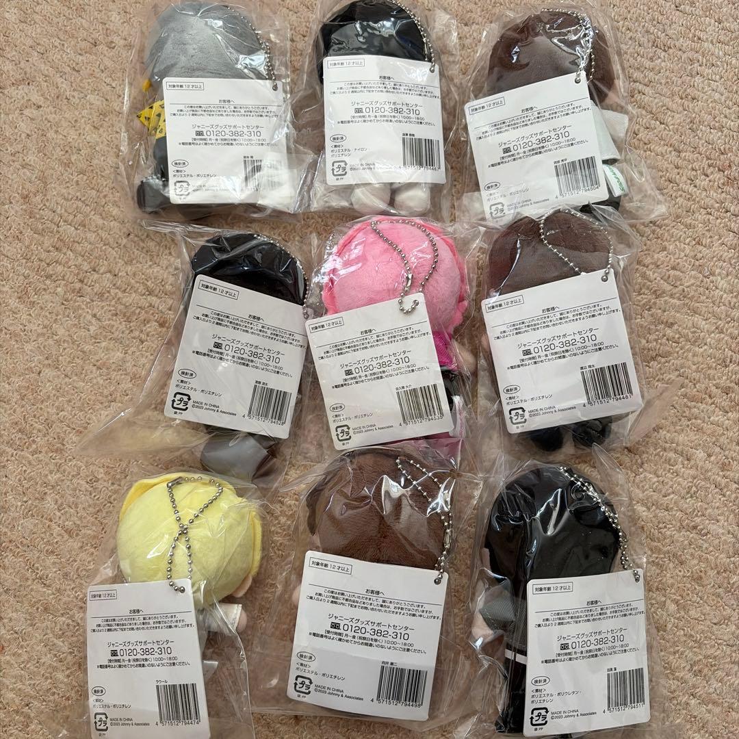 【新品・未開封】Man すのチル ぶら下がり ぬい 9人セット