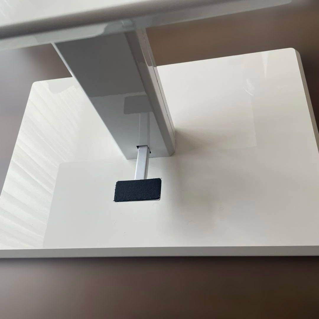 再お値下げ・移動がしやすいキャスター付き　ディノス昇降式テーブル幅120 白