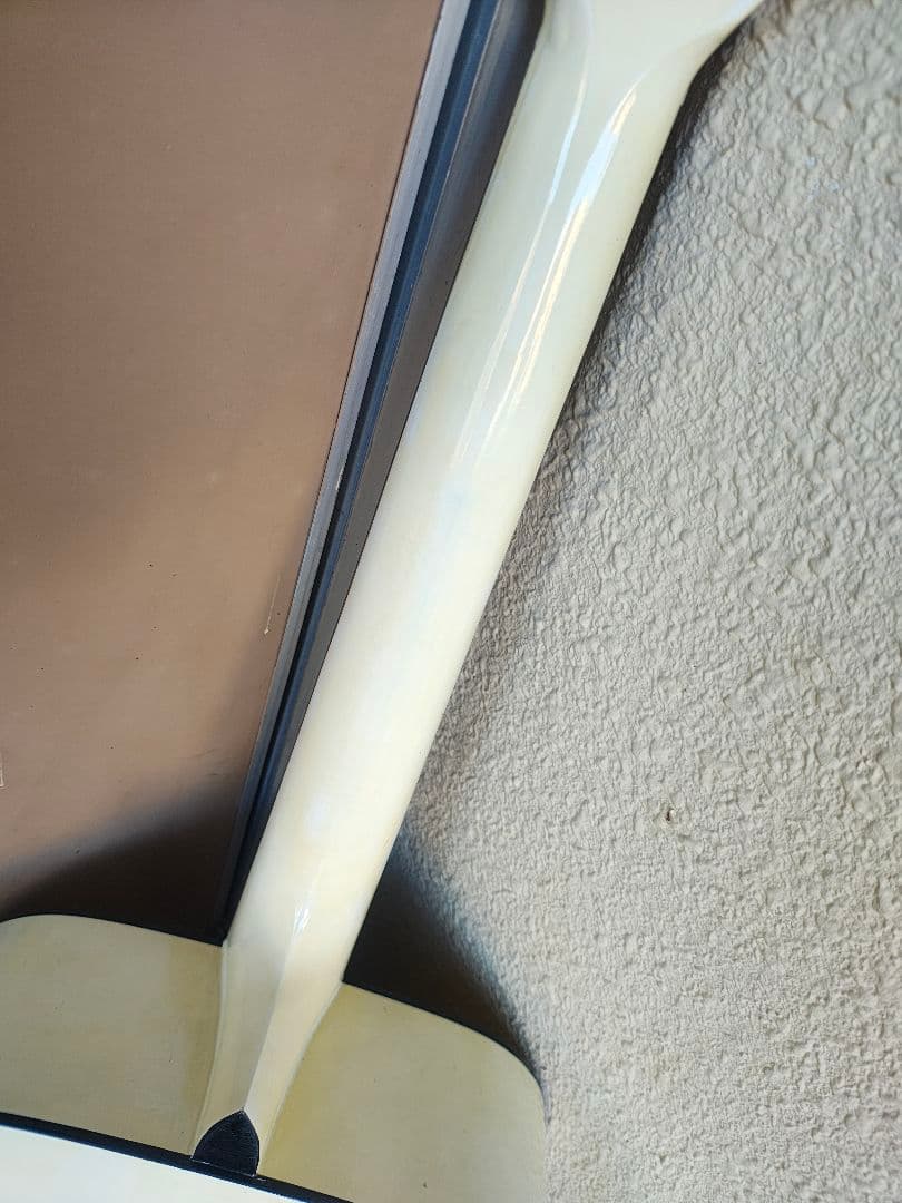 経年 超美品 昭和レトロ 白いギター Excess W-1300 PU付エレアコ