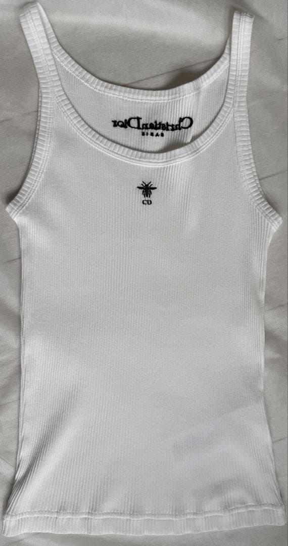 DIOR タンクトップ　白　XSサイズ　美品