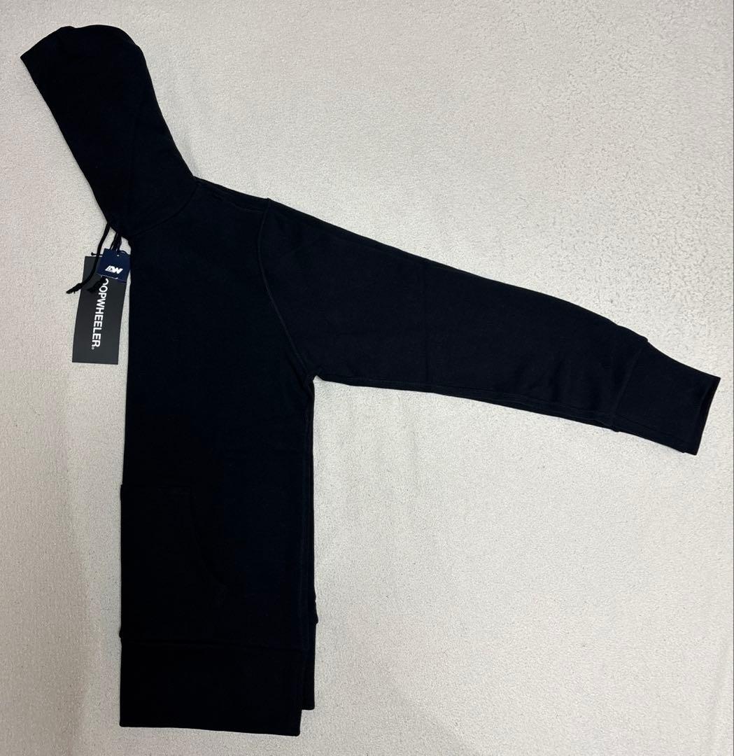 【定価 30,800円】ループウィラー プルオーバー パーカ ブラック 黒 新品