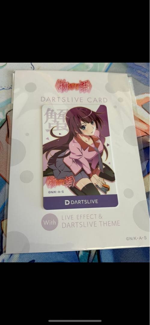 【新品未開封】ダーツライブカード 戦場ヶ原ひたぎ 物語シリーズ