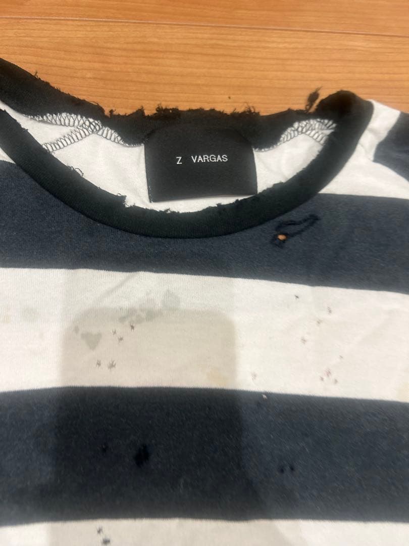 激レア！！Z VARGAS ダメージボーダーTシャツ