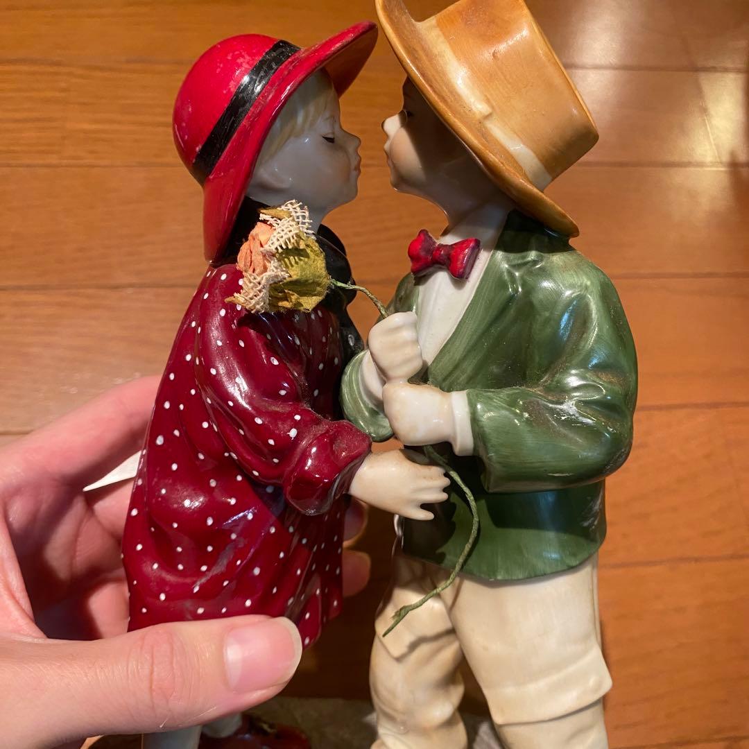 【希少品】キムアンダーソン 小さな恋人たち 陶器