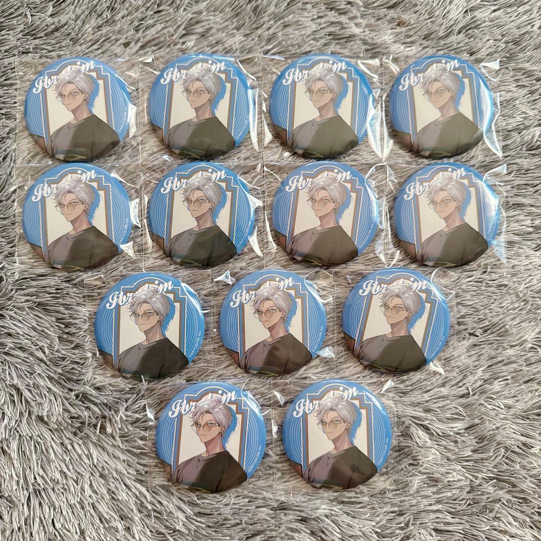 にじさんじ イブラヒム まねきねこ 缶バッジ 等身