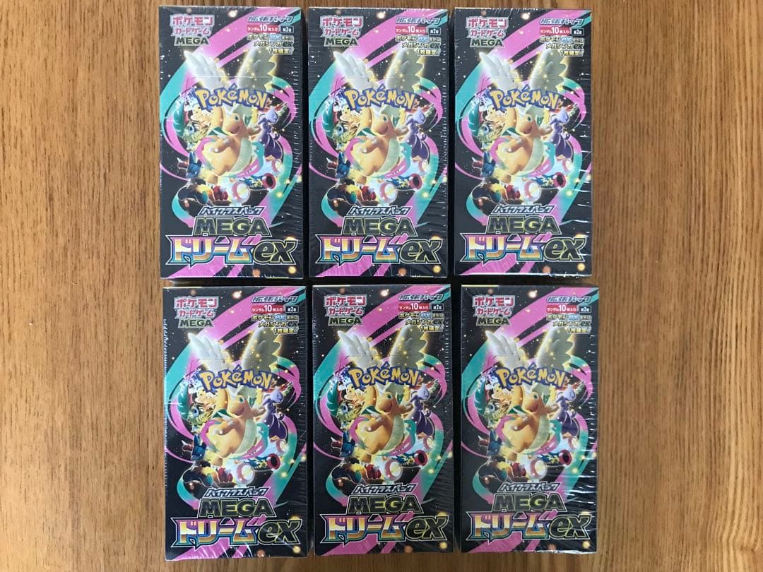 専用 ポケモンカードゲーム MEGA ドリームex 6box