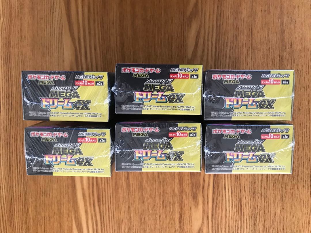 専用 ポケモンカードゲーム MEGA ドリームex 6box
